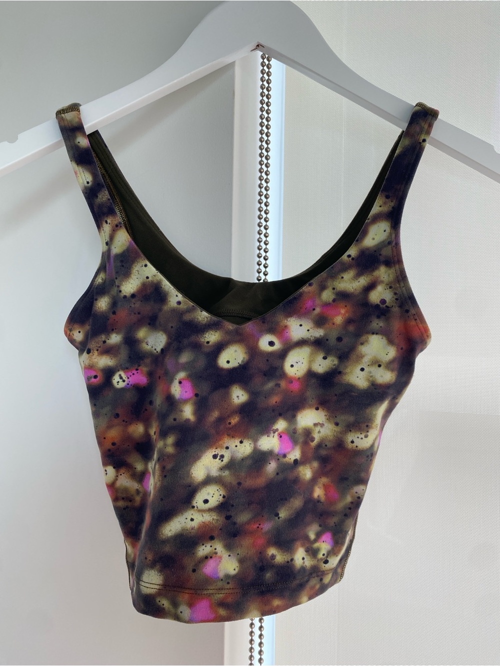 Lululemon Align tank top in the Soft Focus Splatter Green Multi print Size 0
